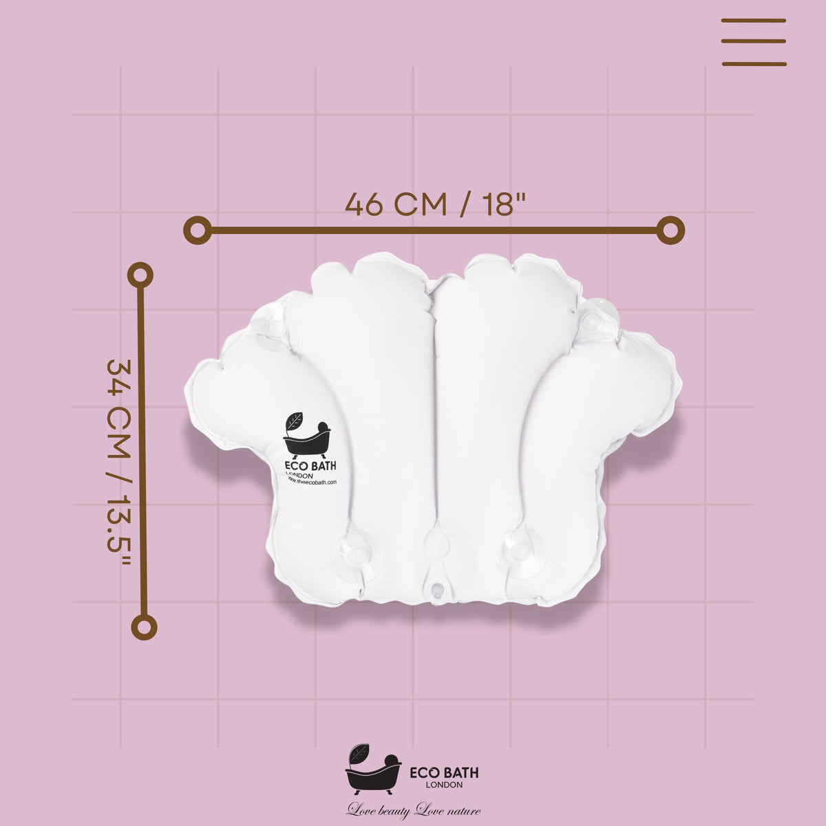 Eco Bath London Badekissen