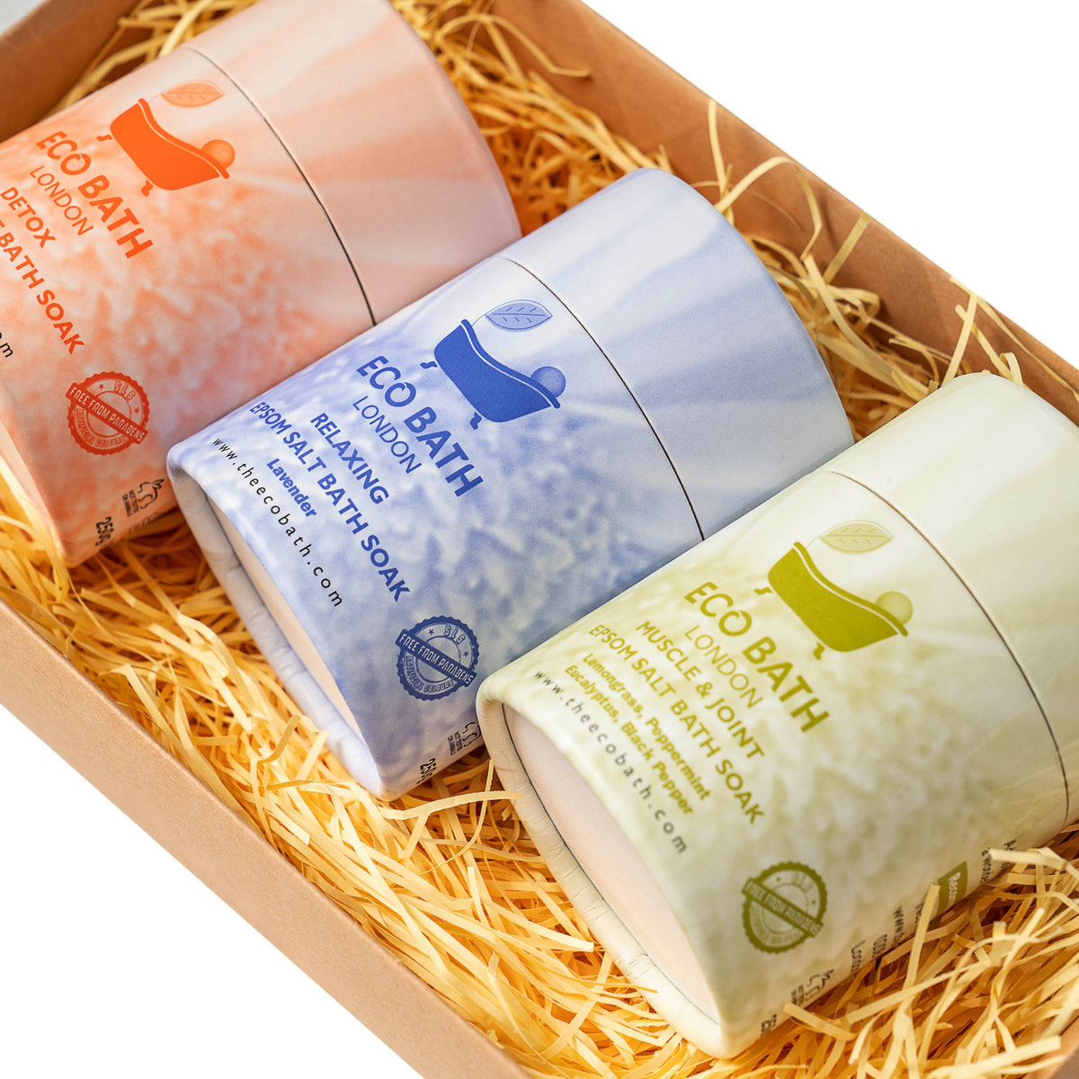 Eco Bath London Epsom Salt Gift Set - The Ultimate Christmas Offering for Retailers