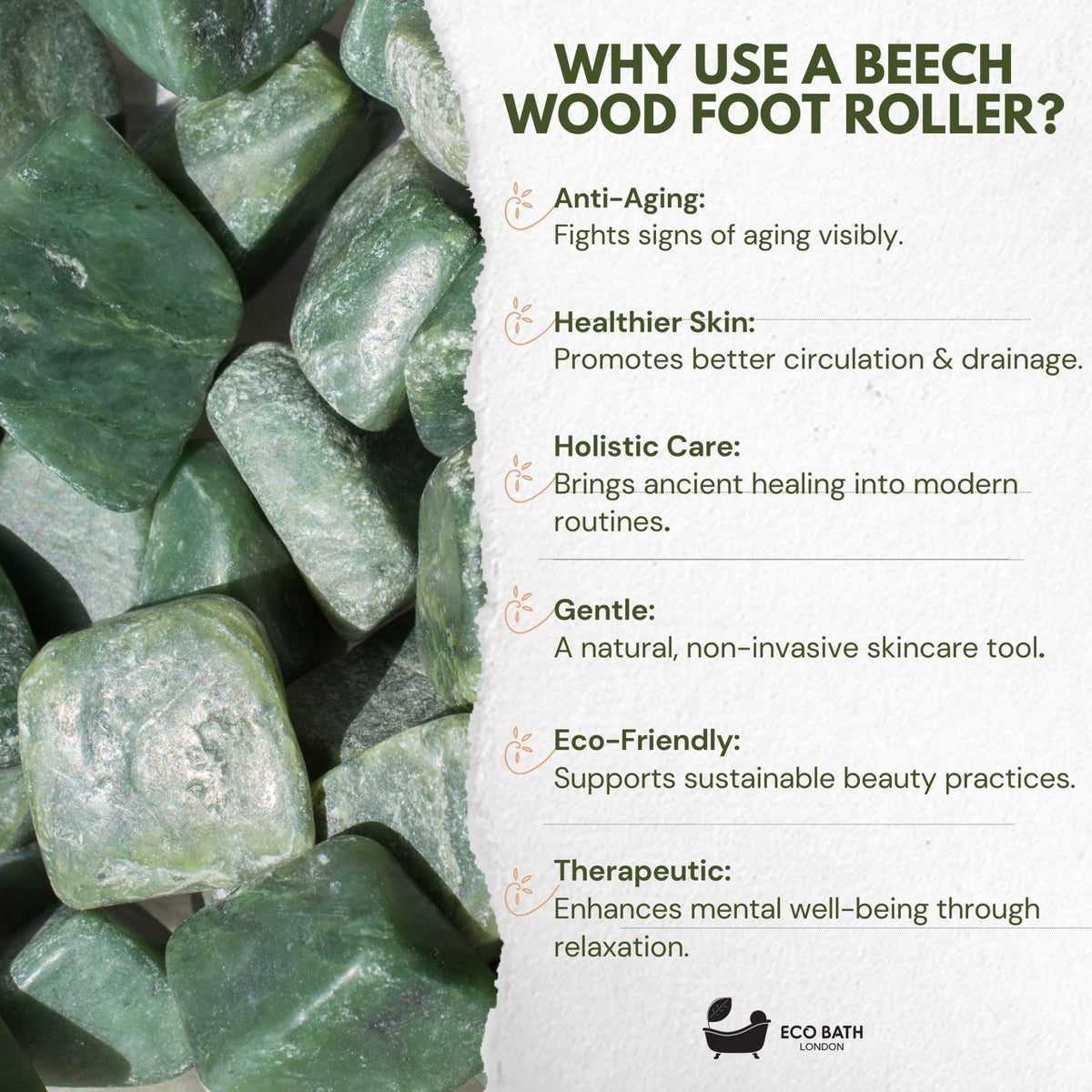 Öko-Bade-Jade-Gesichtsroller