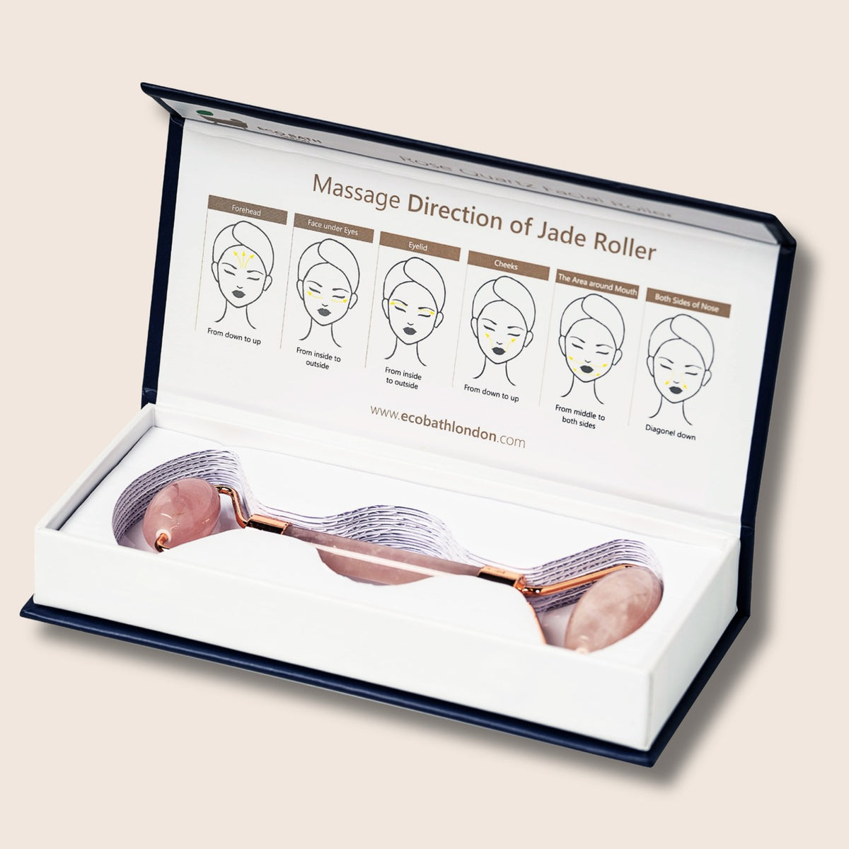 Öko-Bade-Jade-Gesichtsroller