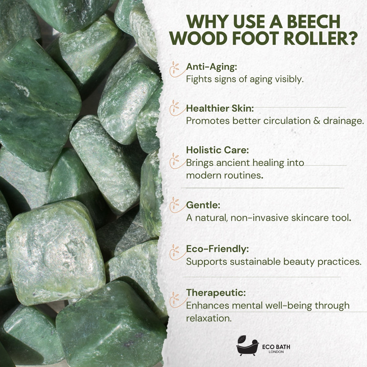 Öko-Bade-Jade-Gesichtsroller