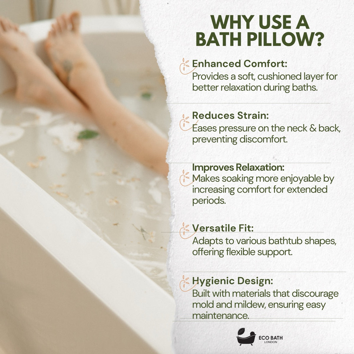 Eco Bath London Badekissen