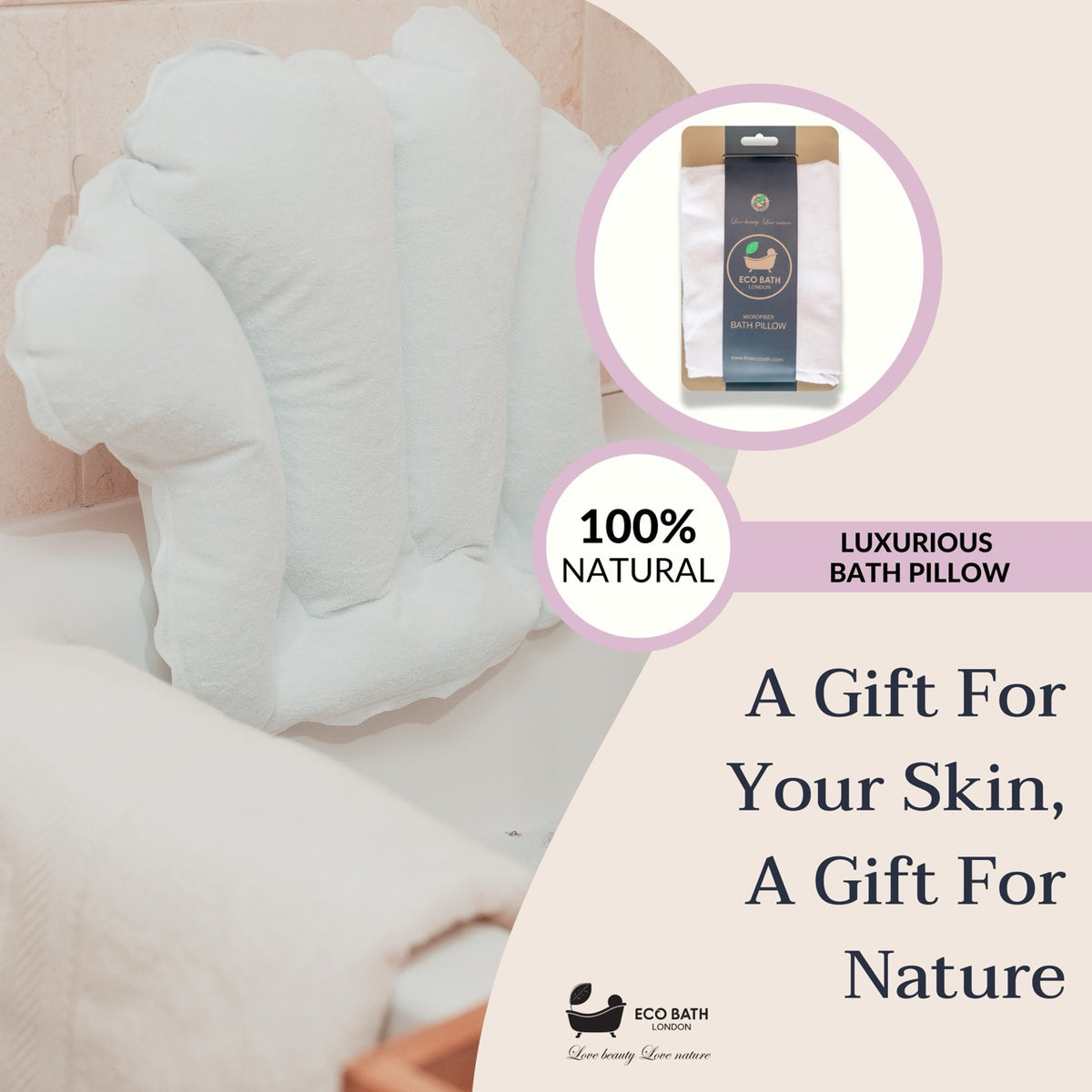 Eco Bath London Badekissen