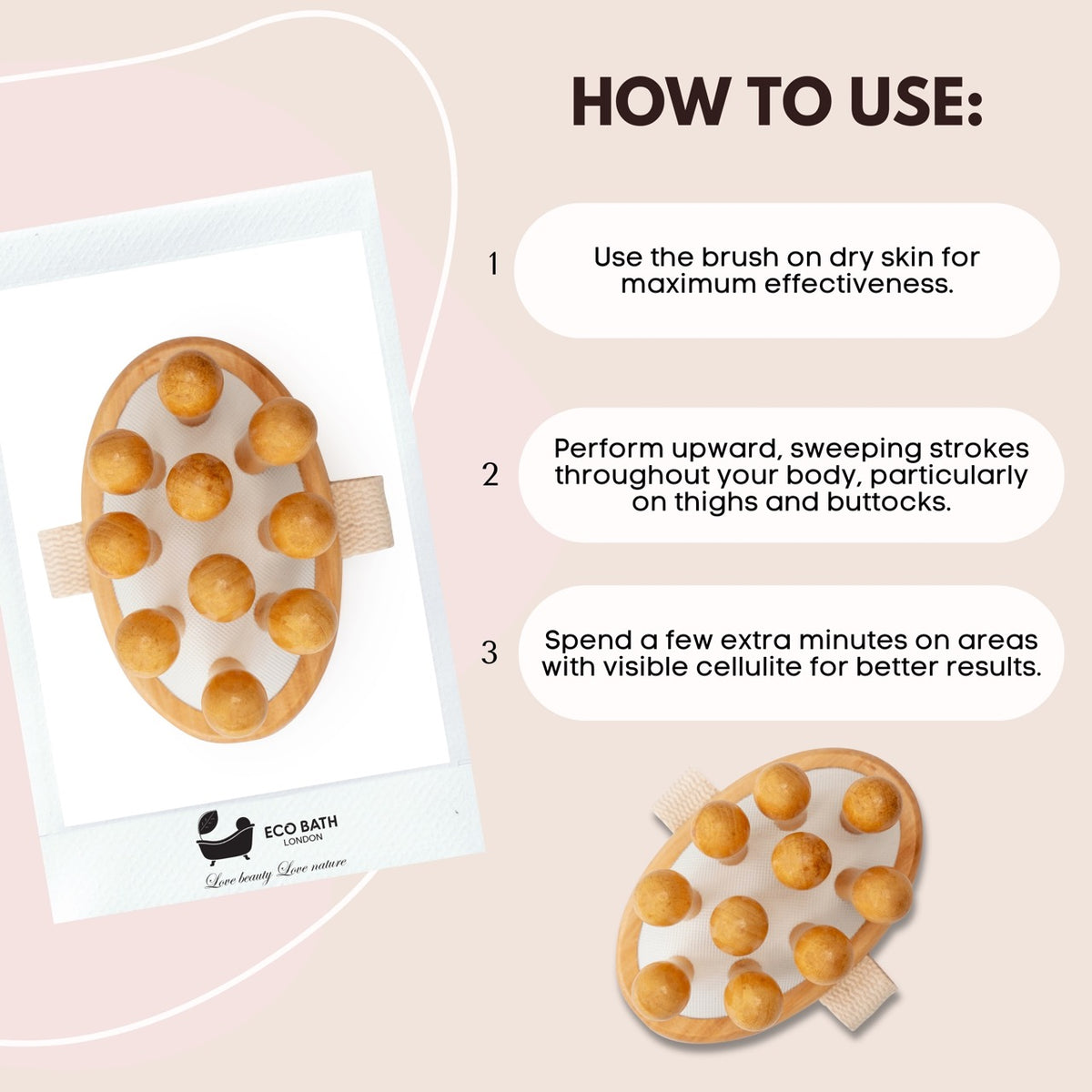 Eco Bath Cellulite Hand Brush Grand