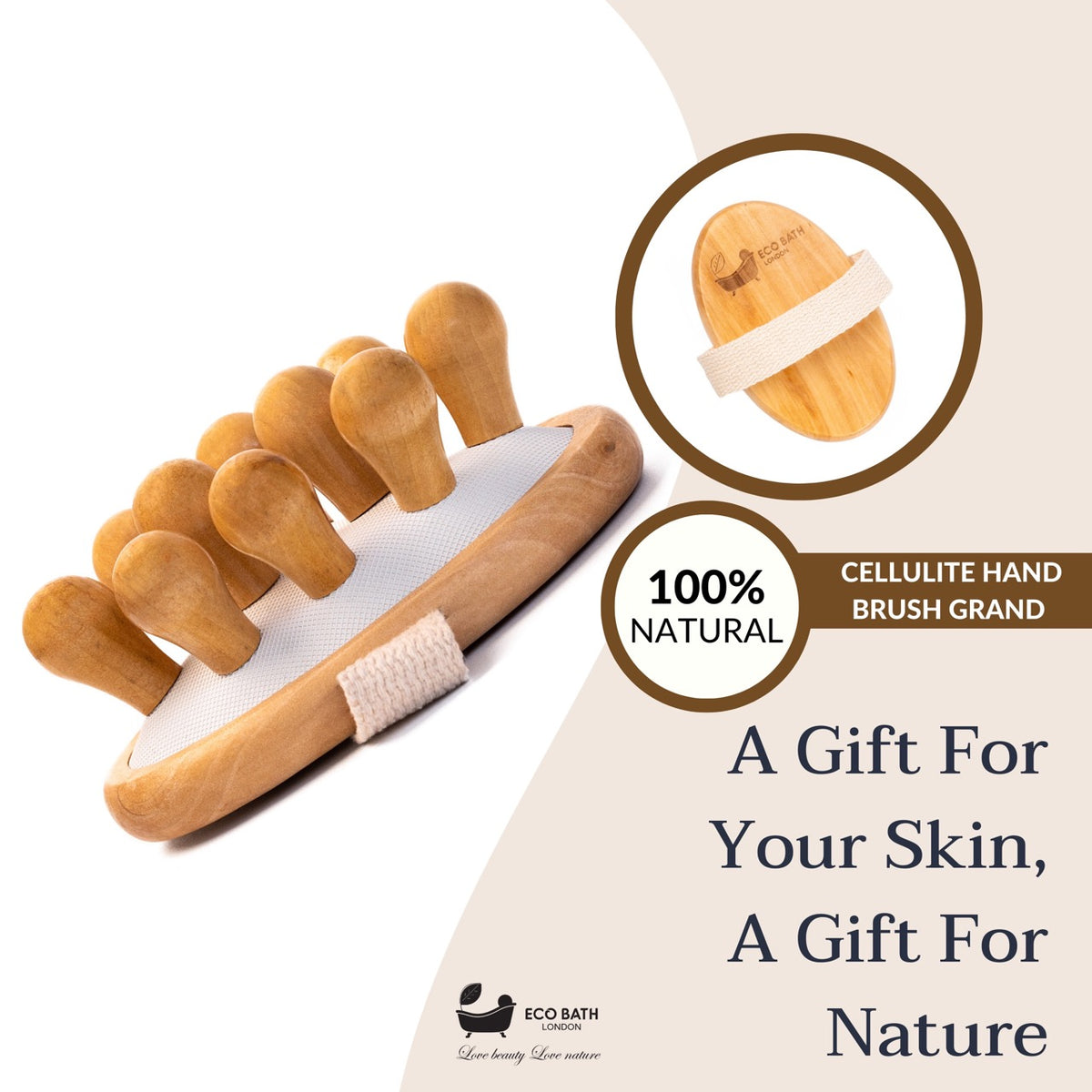 Eco Bath Cellulite Hand Brush Grand