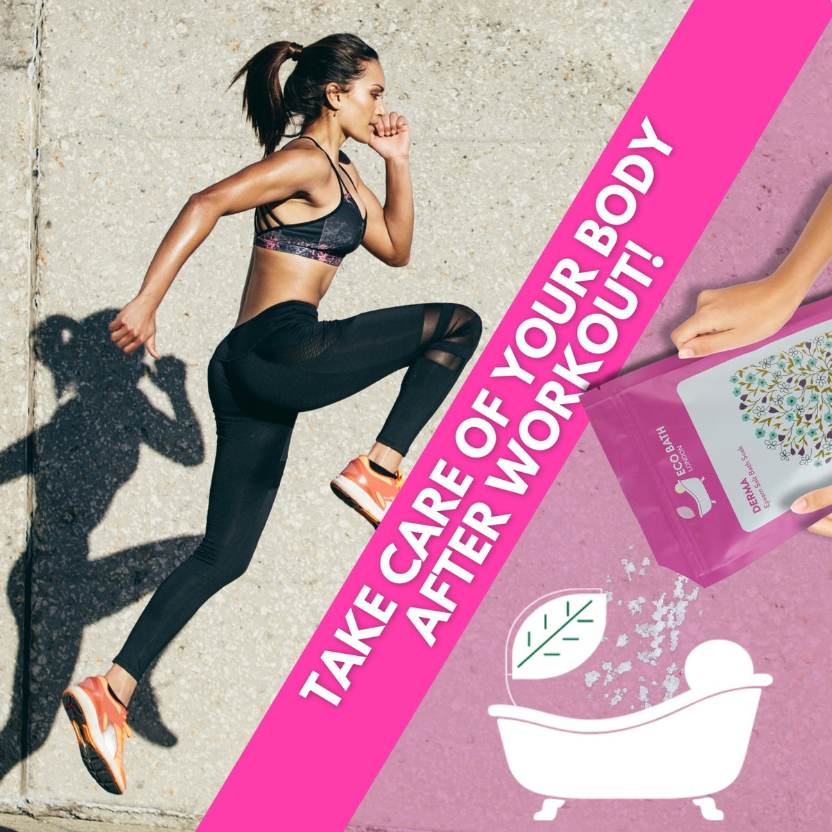 Eco Bath Derma Epsom Salt Bath Soak – Beutel | 500g und 1000g