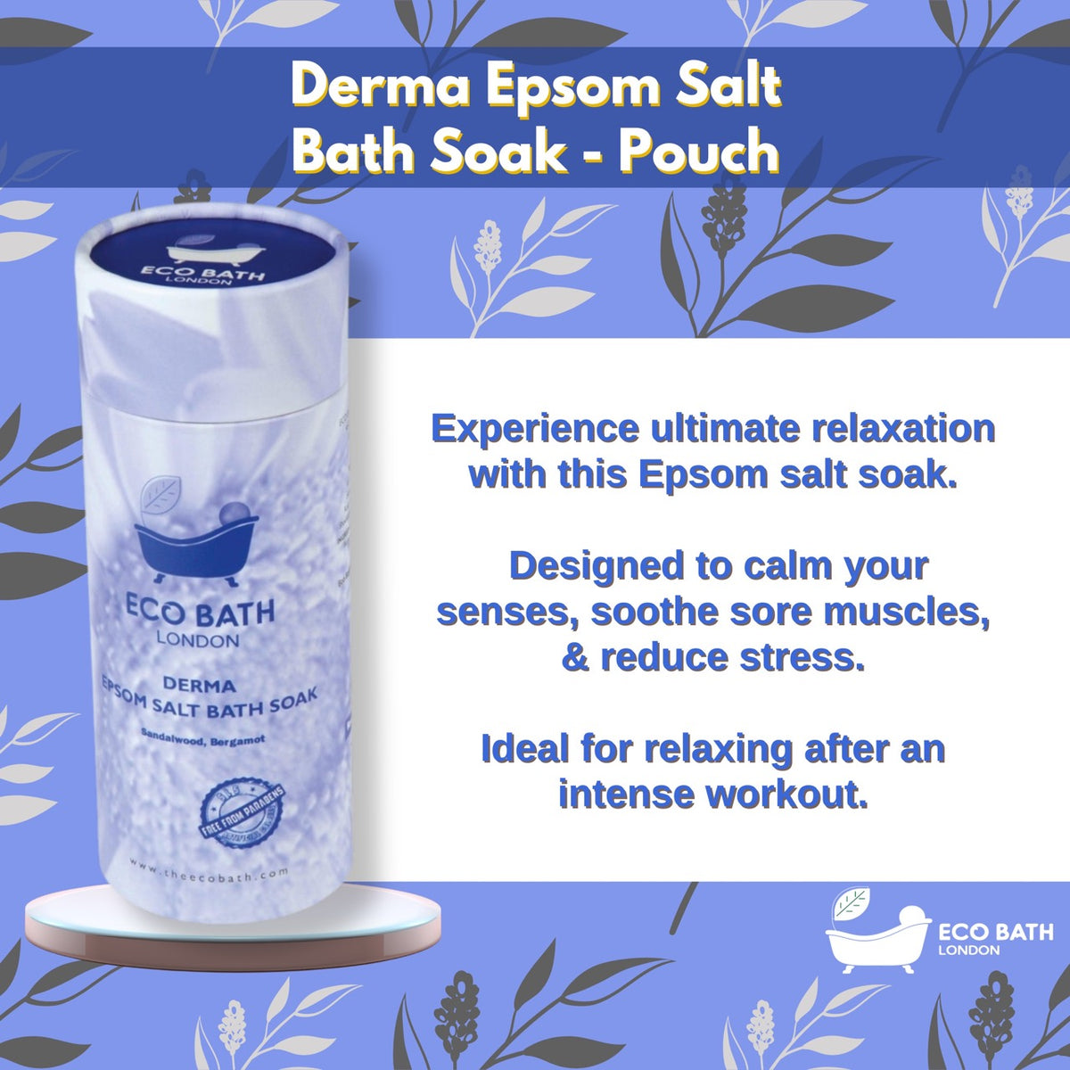Eco Bath Derma Epsom Salt Bath Soak – Tube