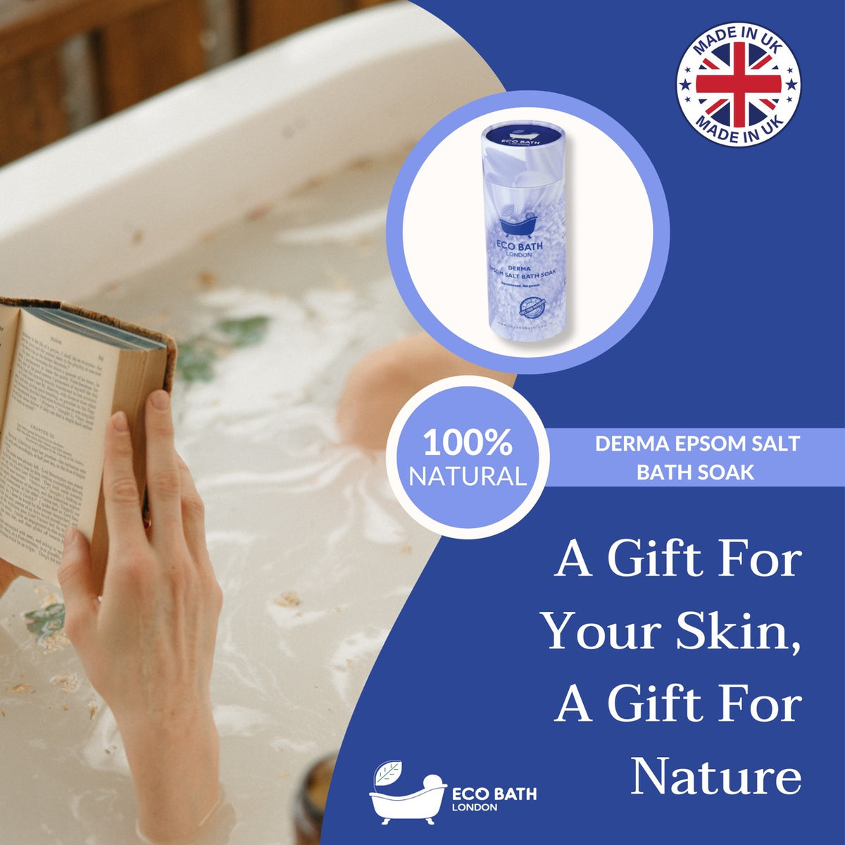 Eco Bath Derma Epsom Salt Bath Soak – Tube