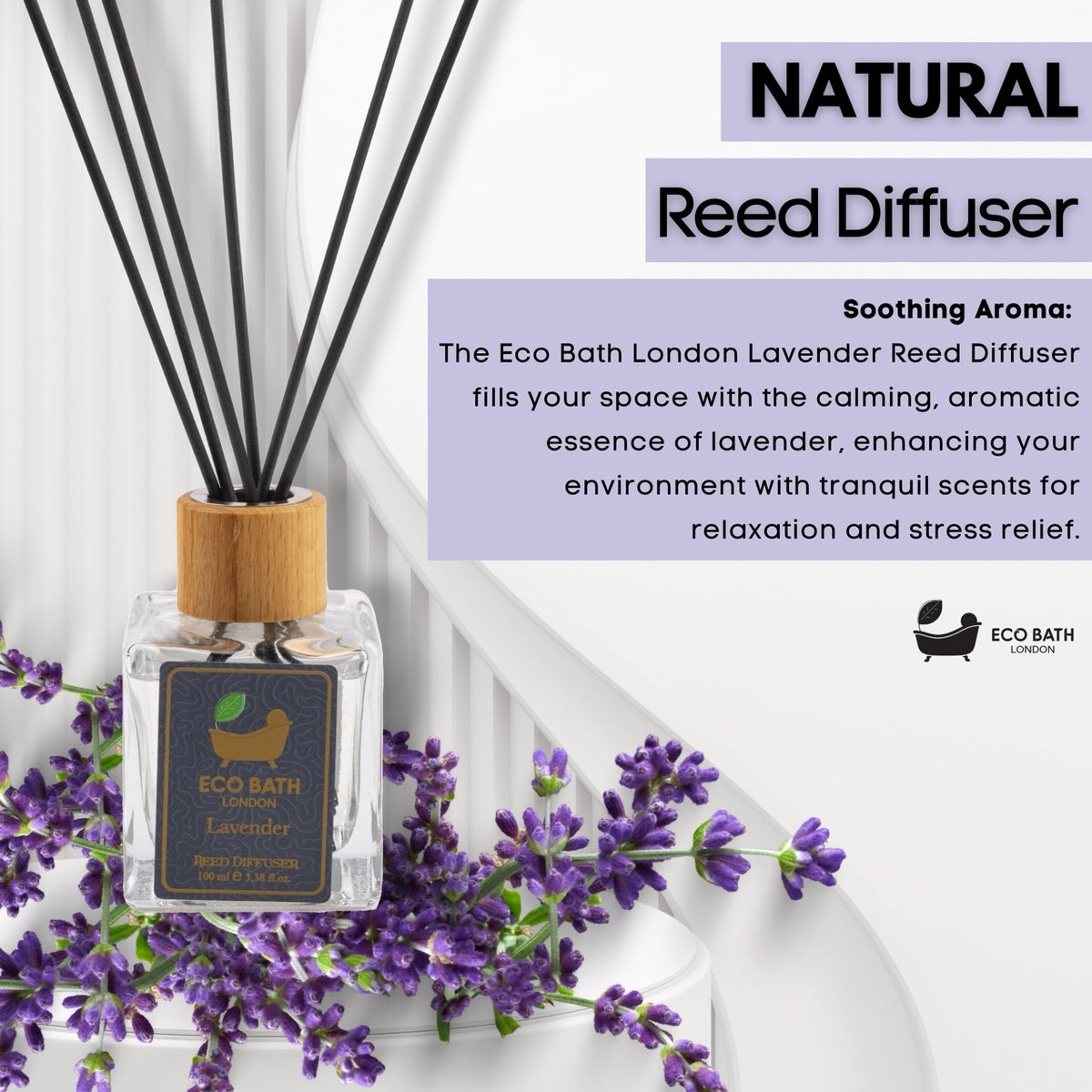 Eco Bath London Lavendel-Schilfdiffusor