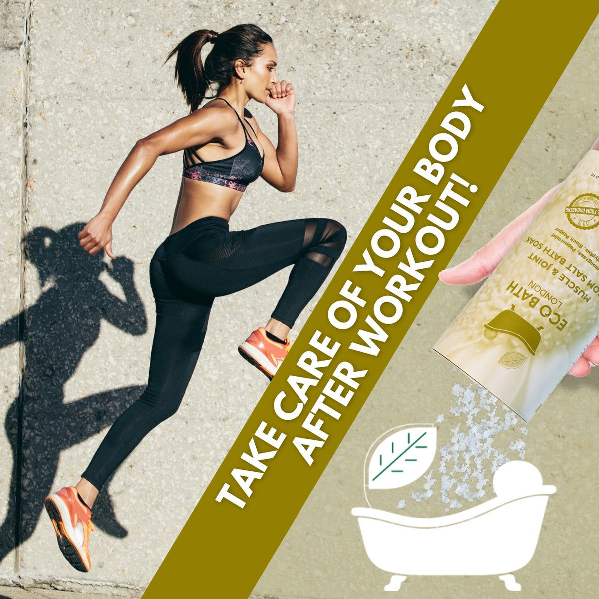 Öko-Badebad für Muskeln und Gelenke, Bittersalzbad – Tube