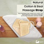 Eco Bath Natural Bamboo & Sisal Back Strap