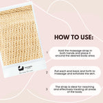 Eco Bath Natural Bamboo & Sisal Back Strap