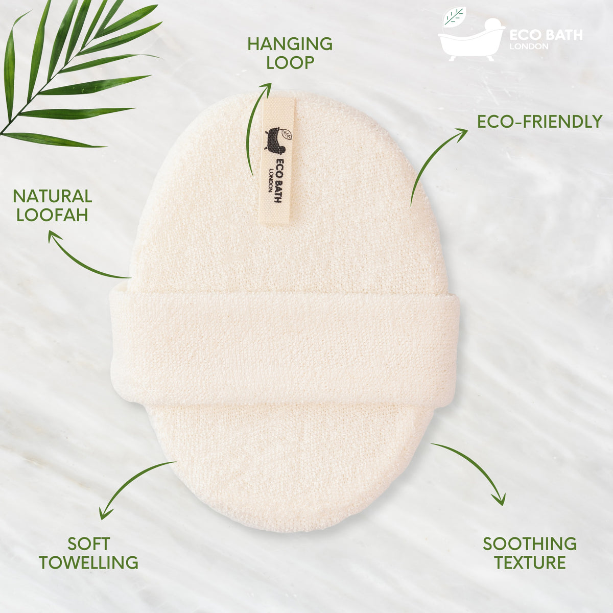 Eco Bath Natürlicher Luffa-Badwäscher