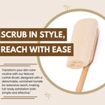 Öko-Badebürste aus natürlichem Luffa