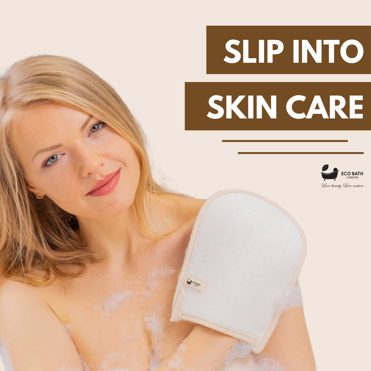 Eco Bath Badehandschuh aus natürlichem Luffa