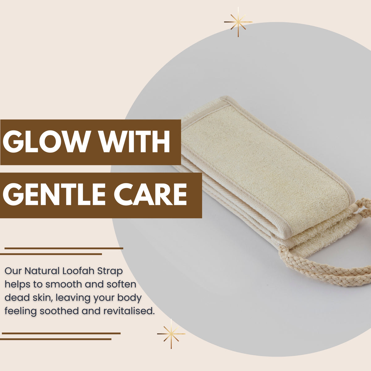 Eco Bath Natürliches Luffa-Band