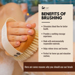 Eco Bath Handbürste aus natürlichem Sisal, hart