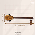 Eco Bath Körperbürste aus natürlichem Sisal-Walnussholz