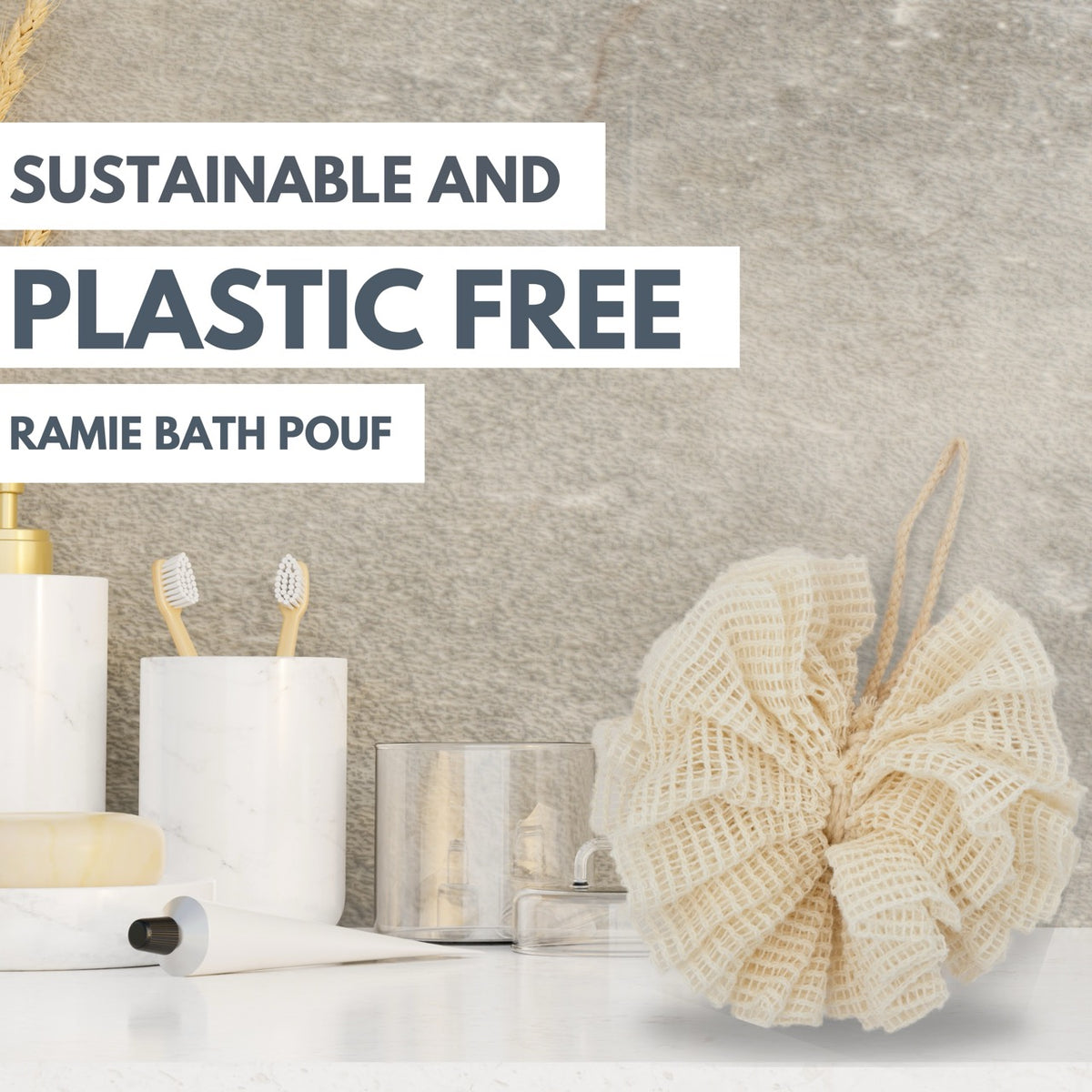 Eco Bath Ramie Bath Puff