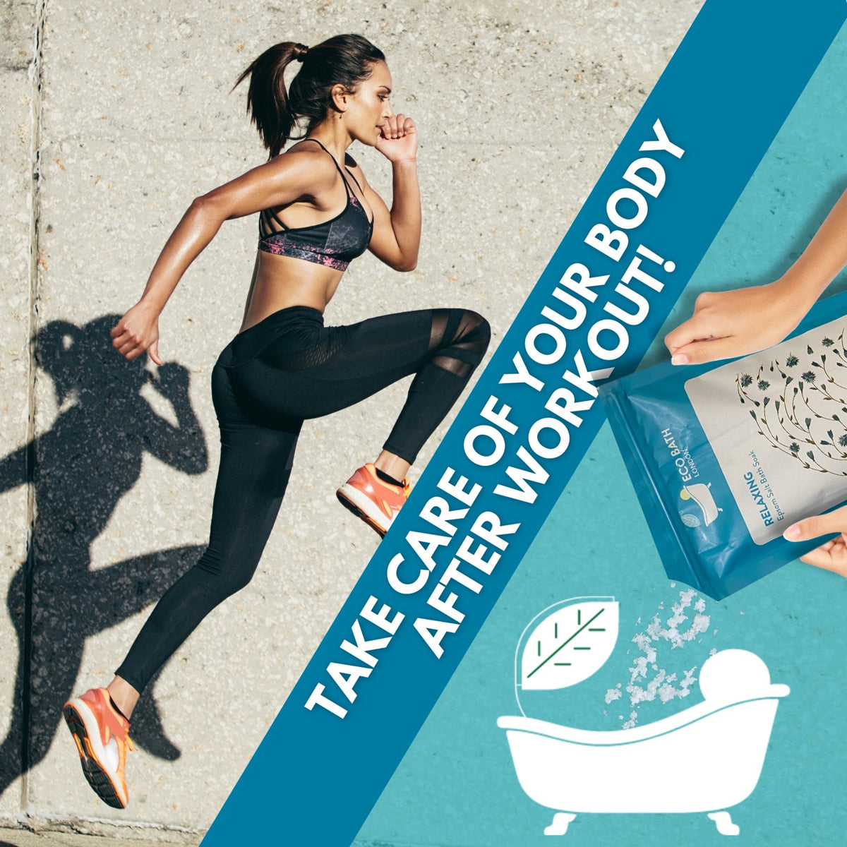 Entspannendes Bittersalzbad – Beutel