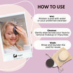 Eco Bath Bambus-Gesichtspads – 12er-Set