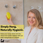 Öko-Bade-Limettenseife am Seil – 220 g