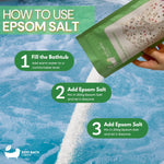 Eco Bath Uplifting and Refreshing Epsom Salt Bath Soak Pouch | 500g und 1000g
