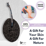 Öko-Bad, natürlicher Bimsstein (glatt mit Seil)