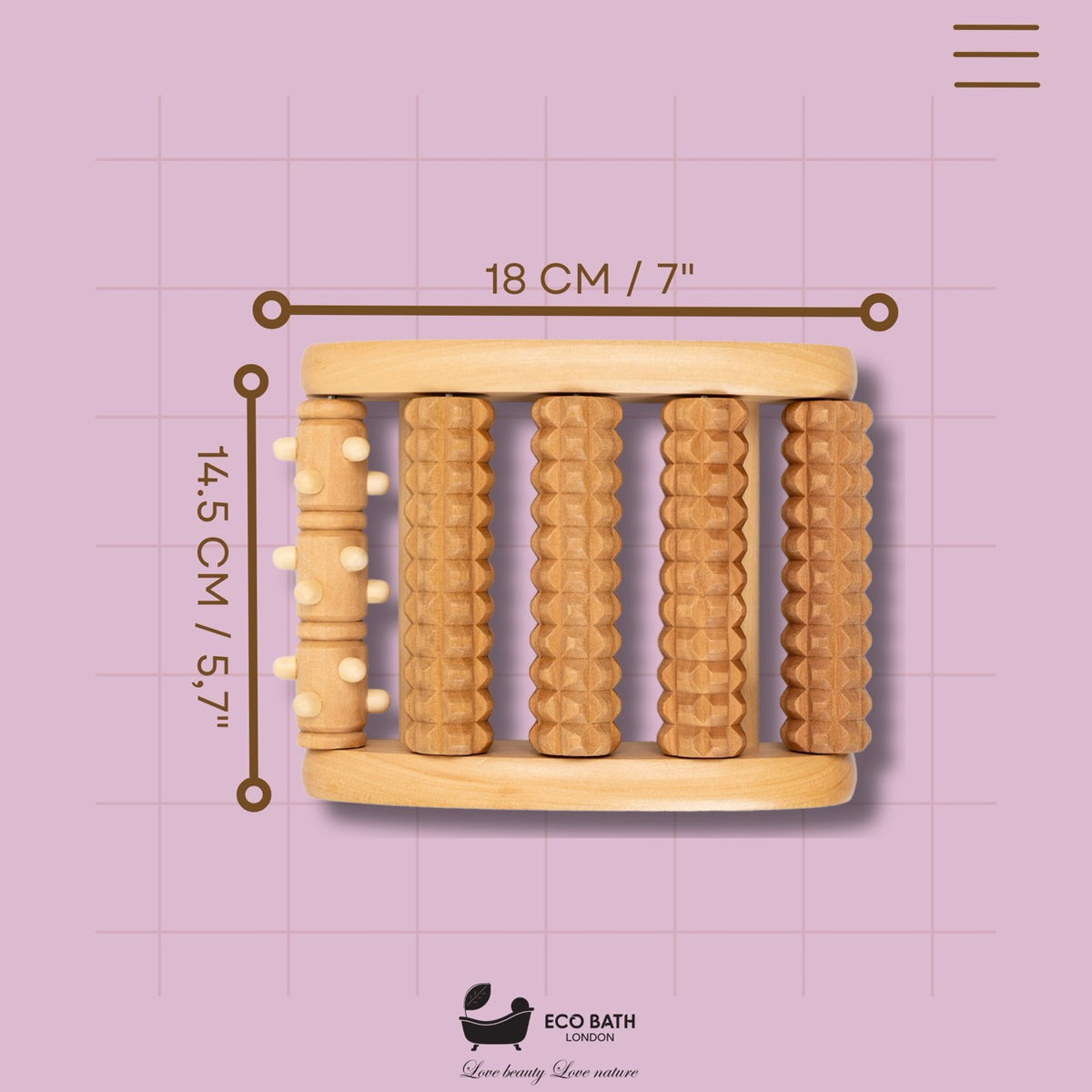Öko-Badereflexzonen-Fußmassagegerät