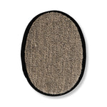 Natürliche Sisal-Hanf-Badematte, Schwarz