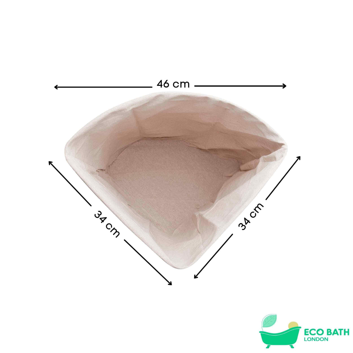 Eco Bath Laundry Basket with Lid and Removable Lining - Eco Bath London™