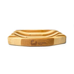 Eco Bath Soap Dish - Bamboo Stripes Rectangle - Eco Bath London™