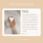 Bath Fizzer Big Heart Shape Lavender - Eco Bath London™