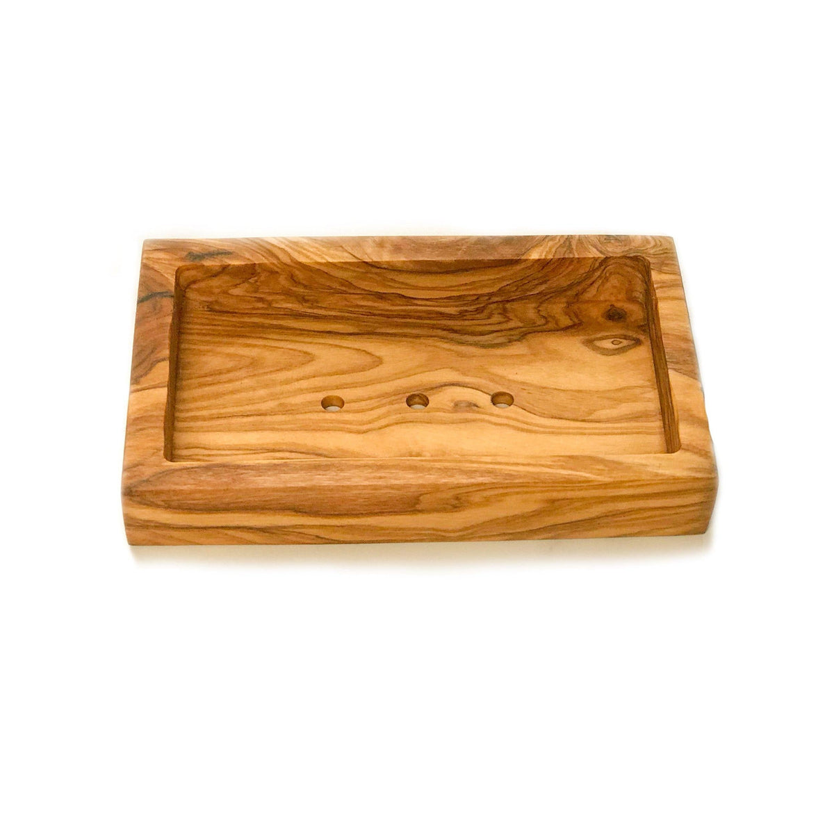Eco Bath Soap Dish - Olive Wood Rectangle - Eco Bath London™