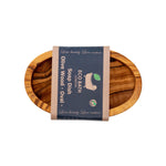 Eco Bath Soap Dish - Olive Wood Oval - Eco Bath London™