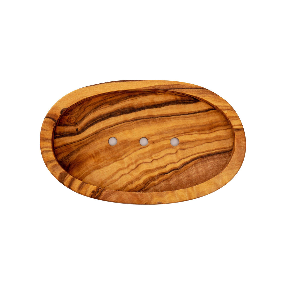 Eco Bath Soap Dish - Olive Wood Oval - Eco Bath London™