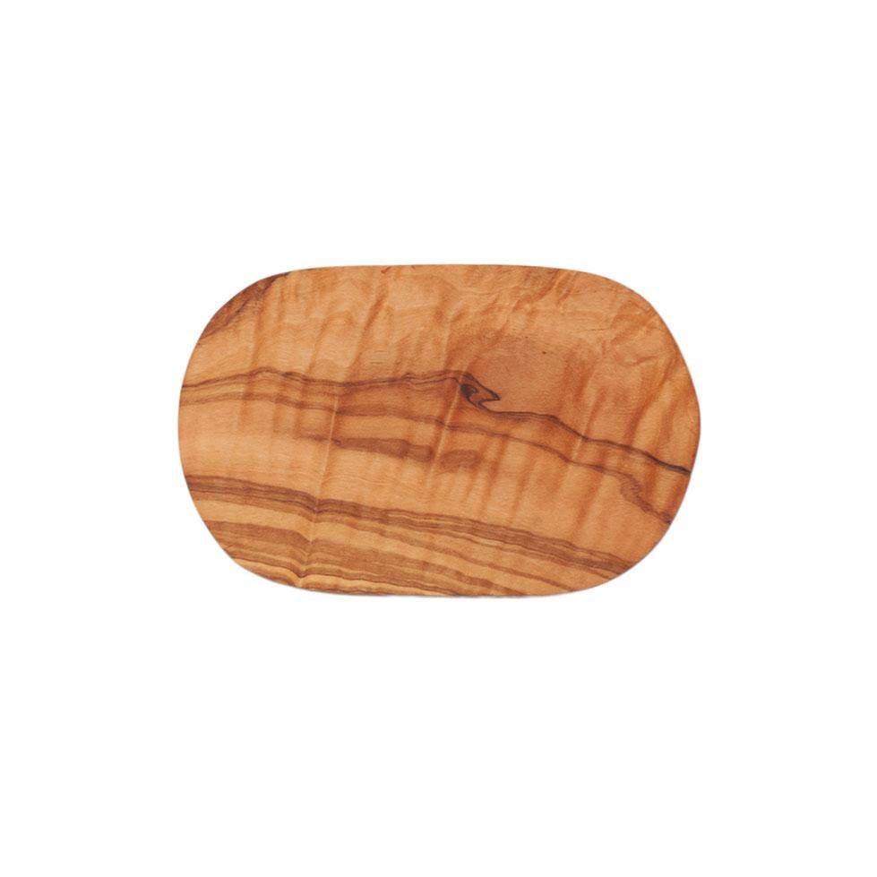 Eco Bath Soap Dish - Olive Wood Ridged - Eco Bath London™