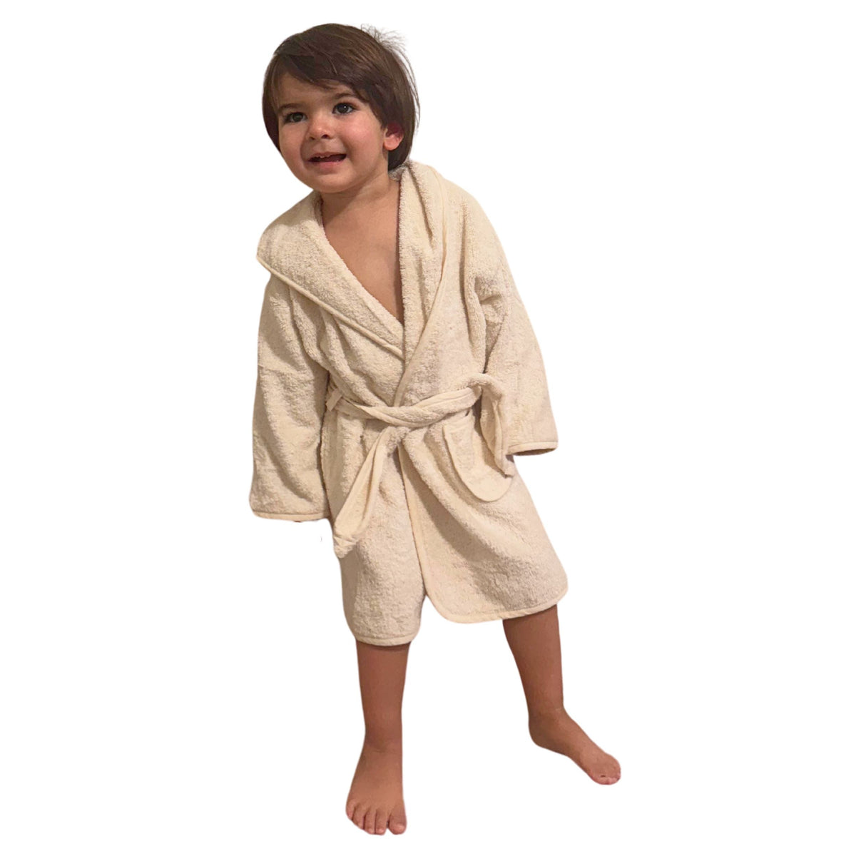 Eco Bath London Organic Cotton Baby Robe - Available in Sizes 0-2 Years and 3-5 Years