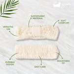 Öko-Bade-Haarband aus Bambus 