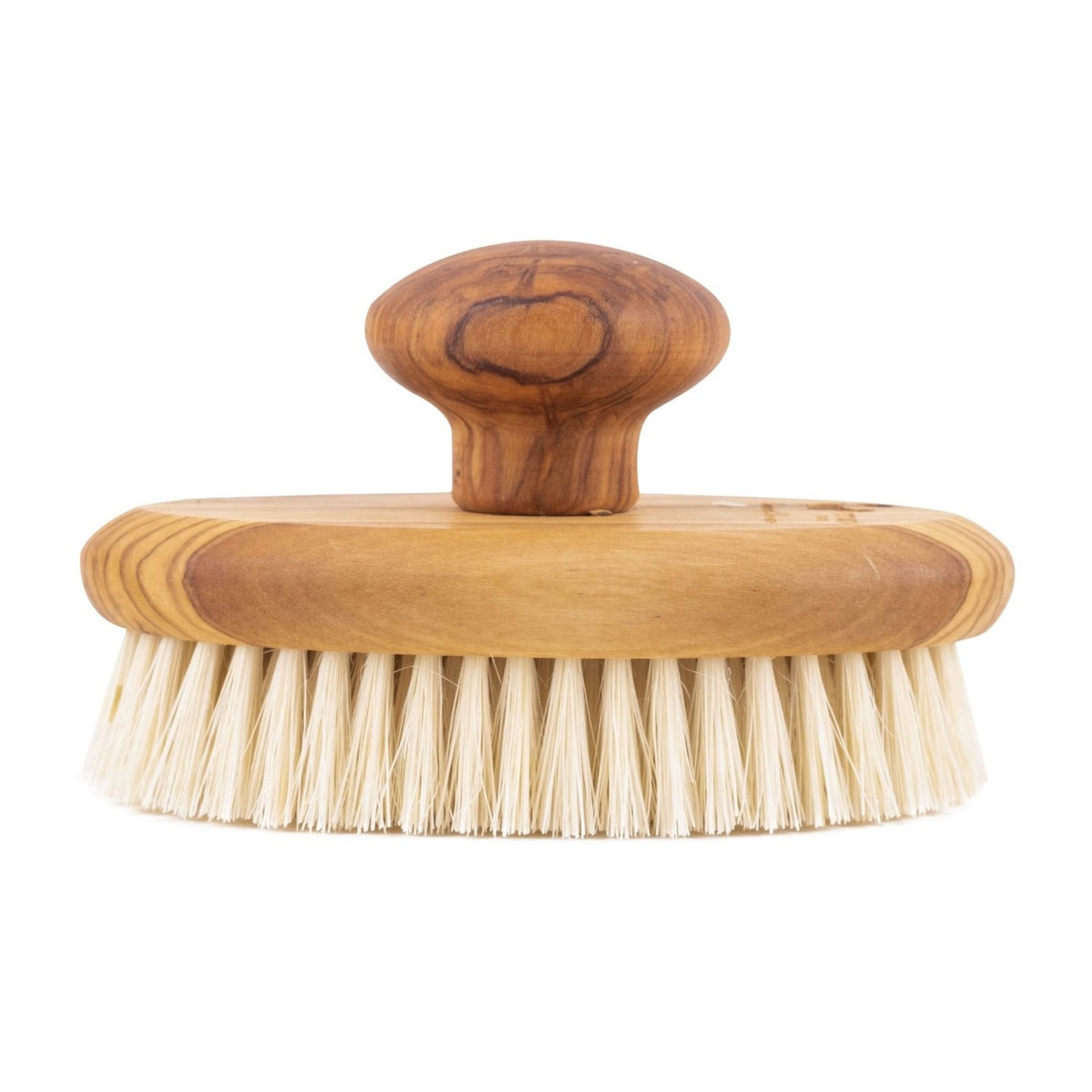 Brosse à main en bois d'olivier en sisal naturel Eco Bath