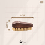 Eco Bath Nagelbürste aus natürlichem Sisal-Walnussholz 