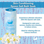 Bain de sel d'Epsom revitalisant pour la peau - Tube 