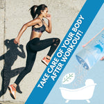 Bain de sel d'Epsom revitalisant pour la peau - Tube 