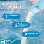Bain de sel d'Epsom revitalisant pour la peau - Tube 