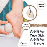 Öko-Bad, natürlicher Bimsstein (glatt mit Seil) 