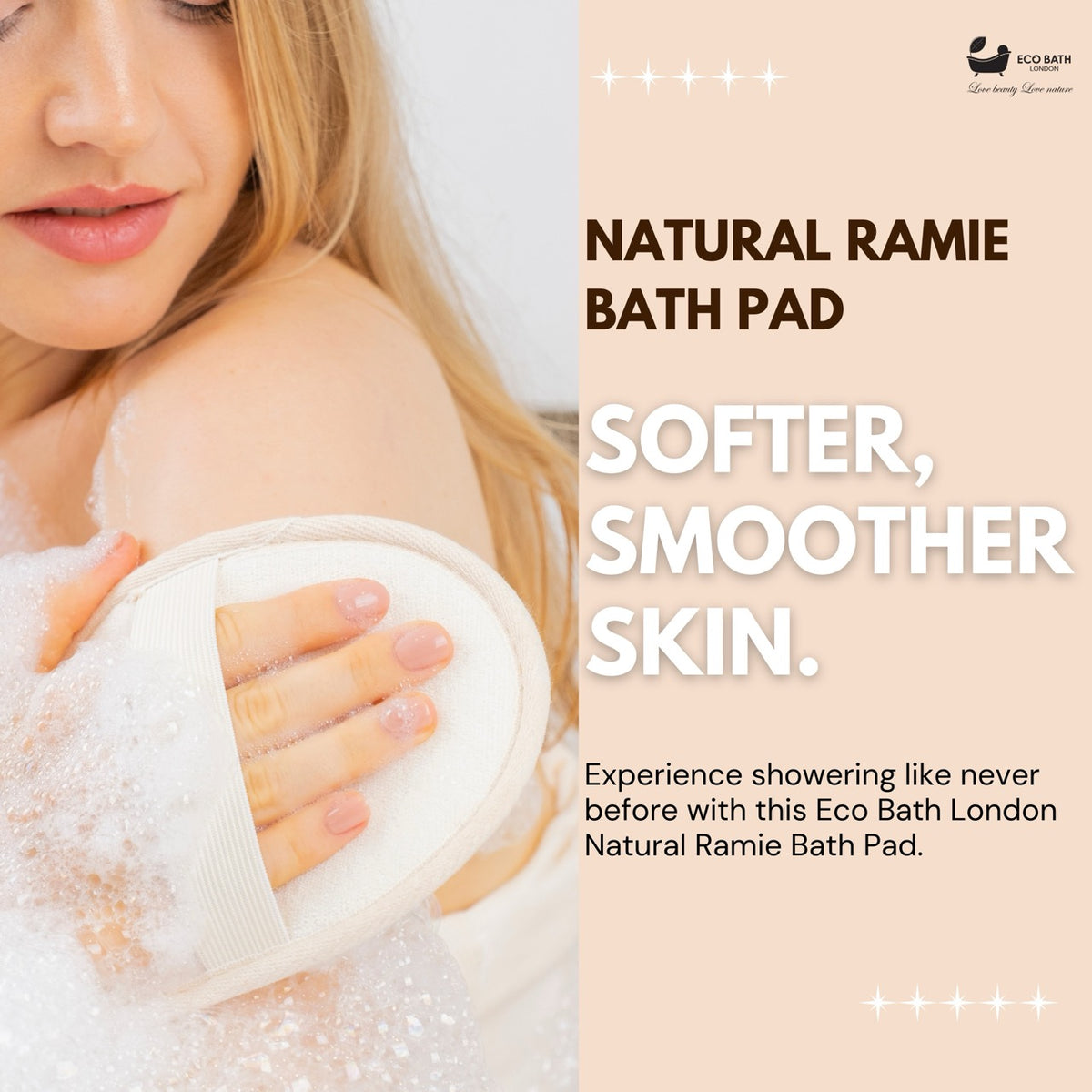 Eco Bath Natural Ramie Bath Pad