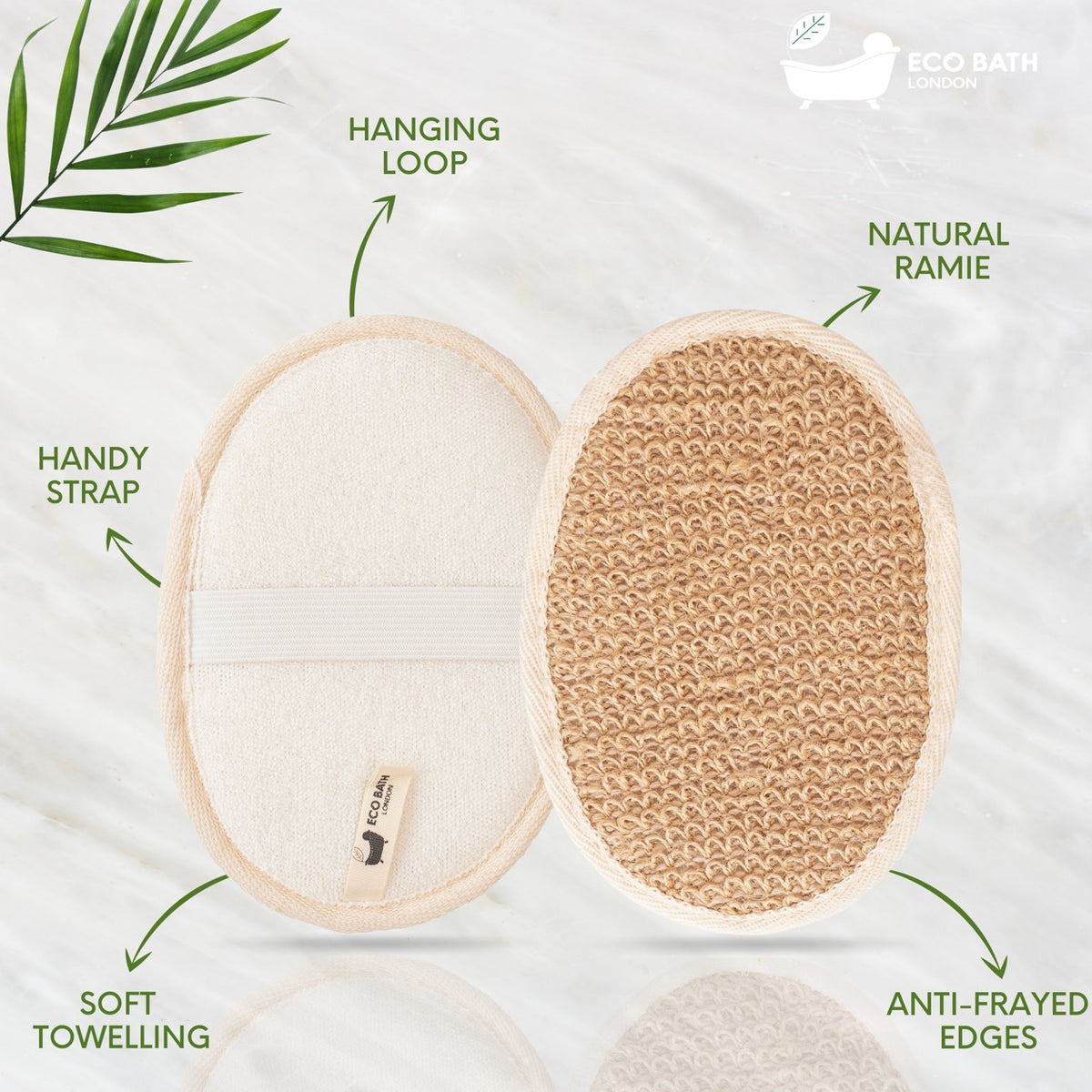 Eco Bath Natural Ramie Bath Pad