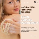 Eco Bath Épurateur de bain en sisal naturel et chanvre 
