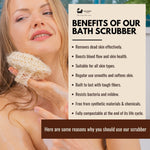 Eco Bath Épurateur de bain en sisal naturel et chanvre 