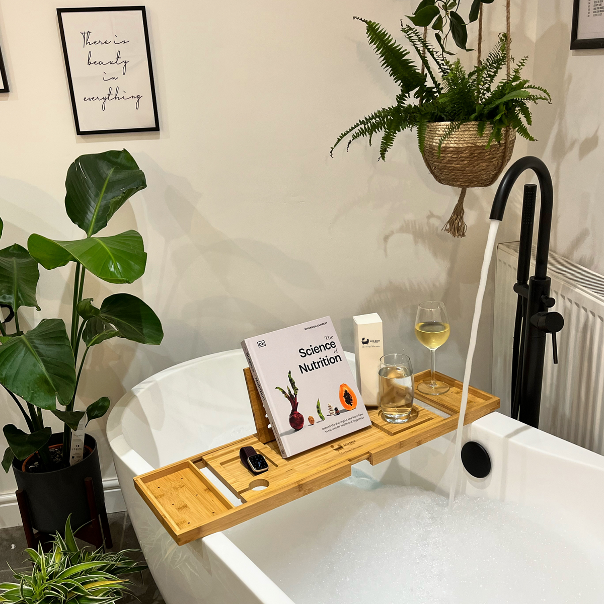 Luxury Bamboo Bath Tray